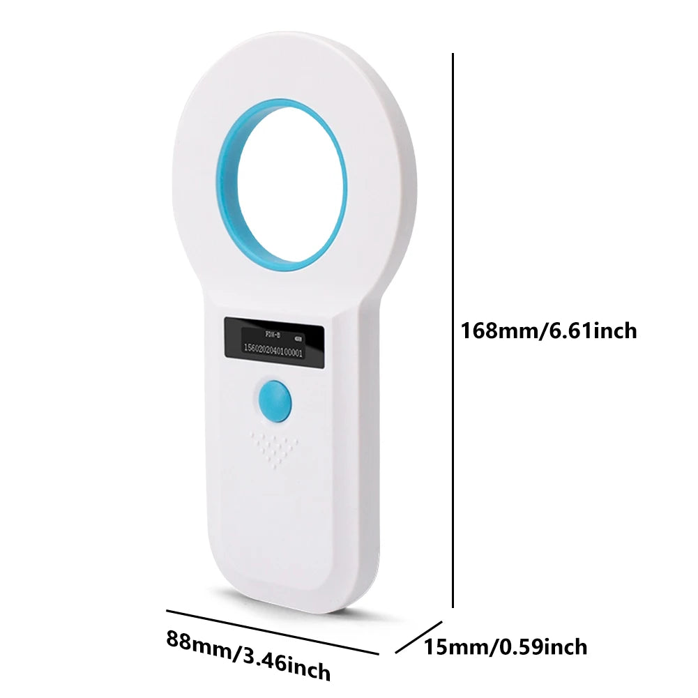 Alloyseed Handheld Animal Microchip Reader With OLED Display EMID