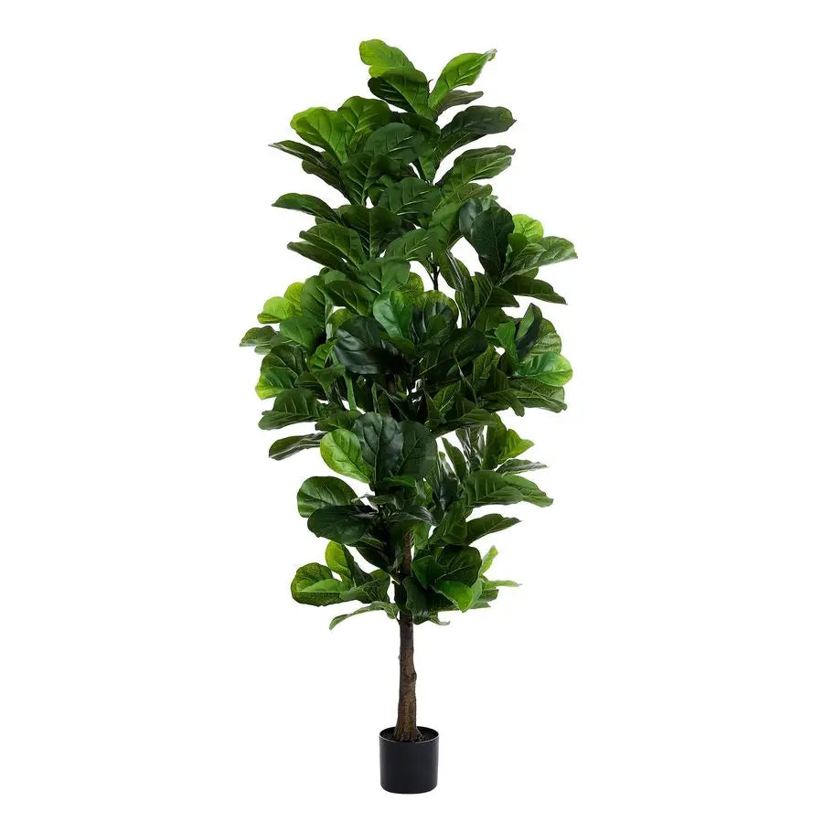 Artificial Fiddle Leaf Fig Tree Indoor Plant Faux Ficus Lyrata For Home Decor Decorative Accent