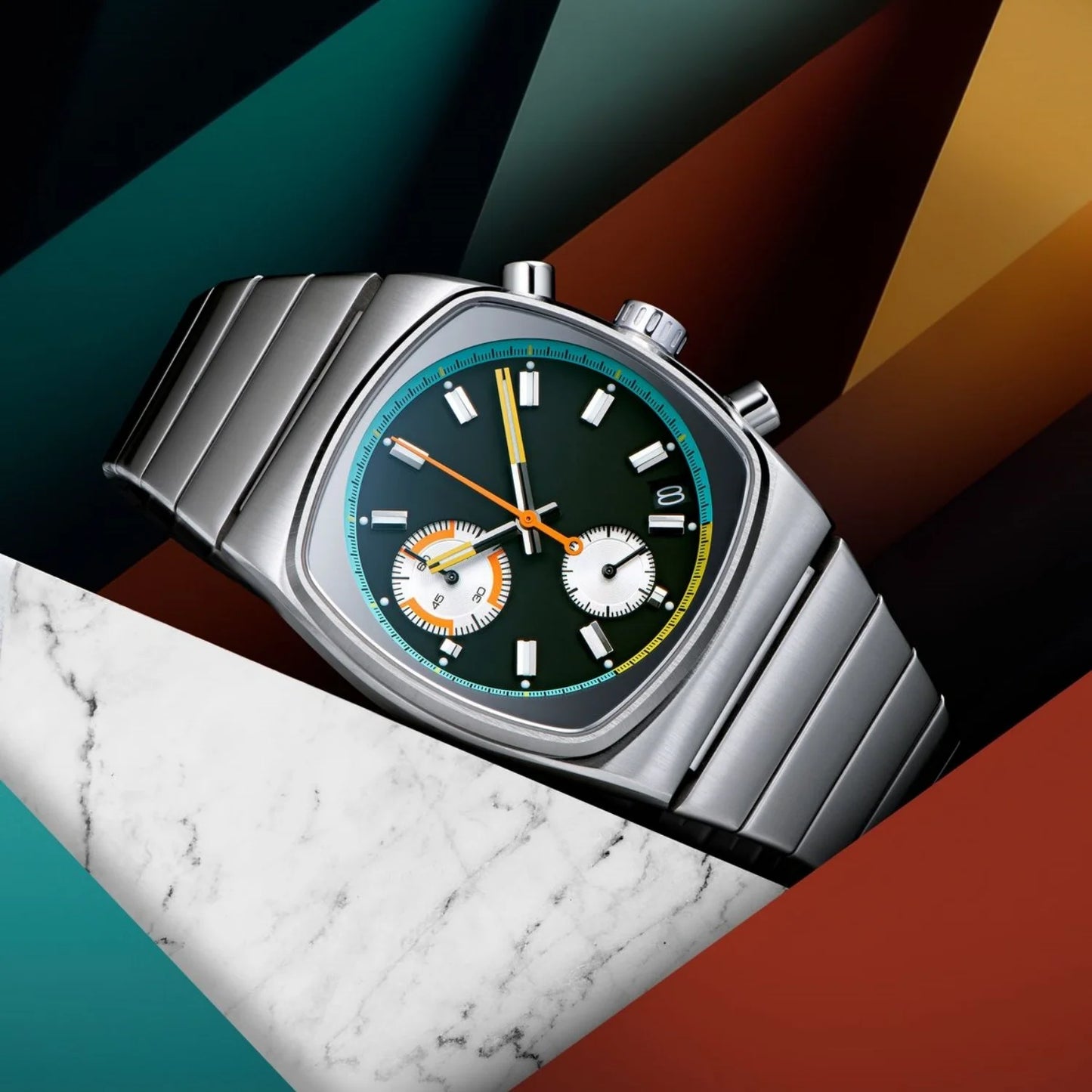 NasiR Mens Stainless Steel Automatic Luxury Brand Watch