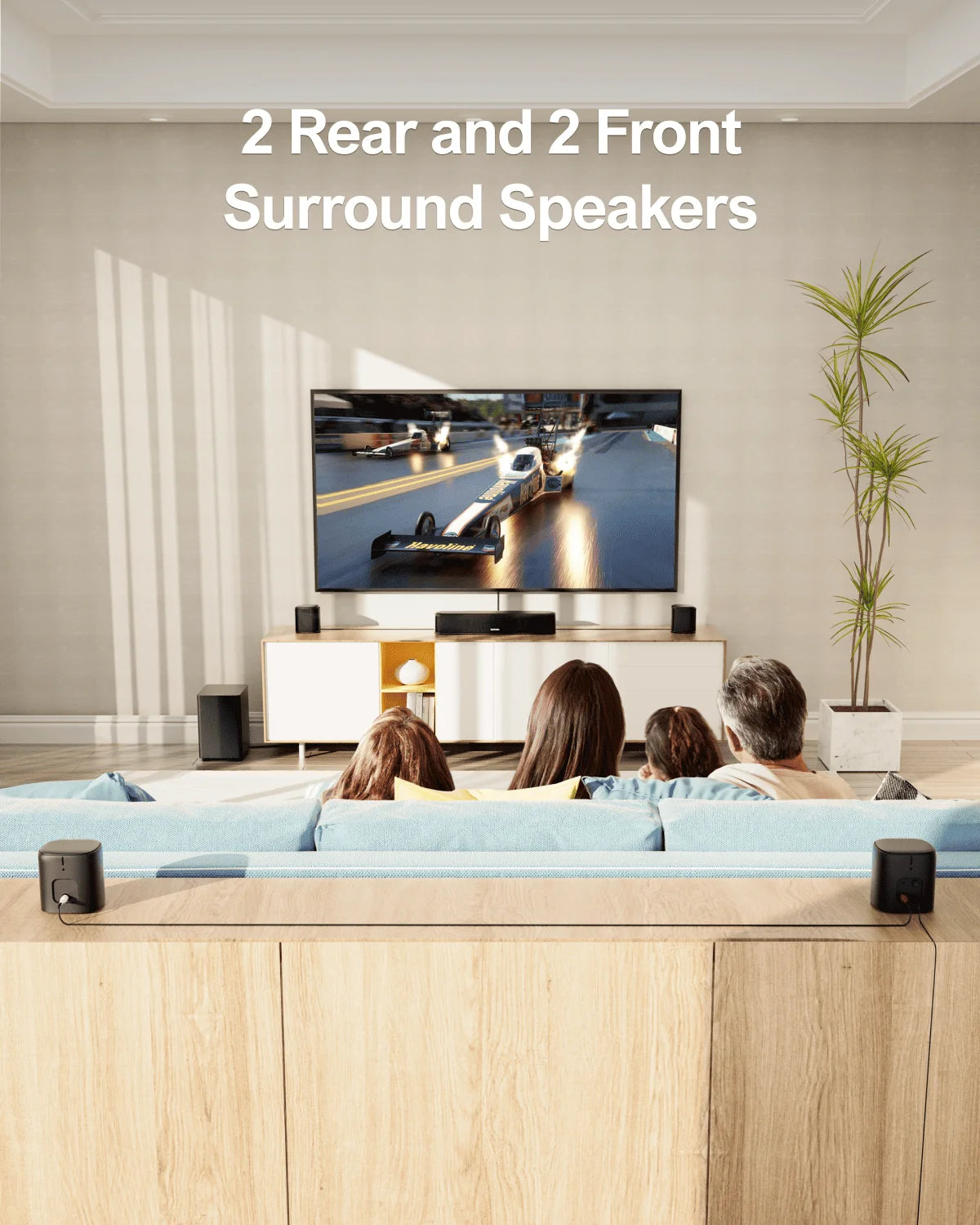ULTIMEA 7.1 Channel Virtual Surround Soundbar Aura A40