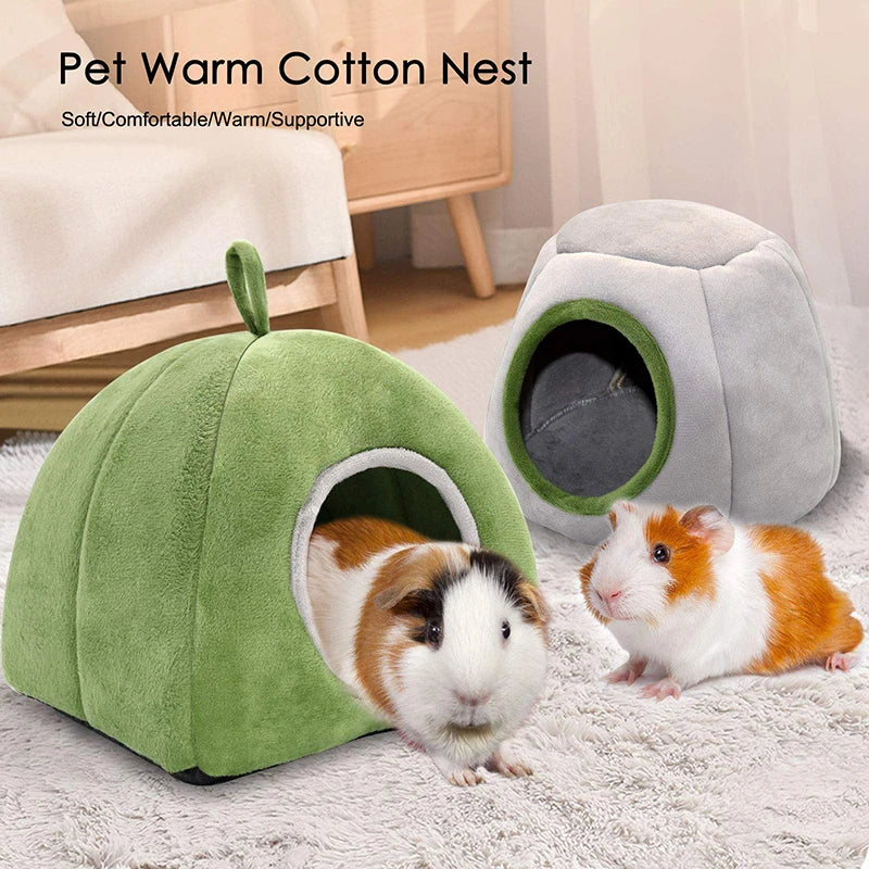 NONECN Hamster House Bedding For Small Animals Warm Nest Bed