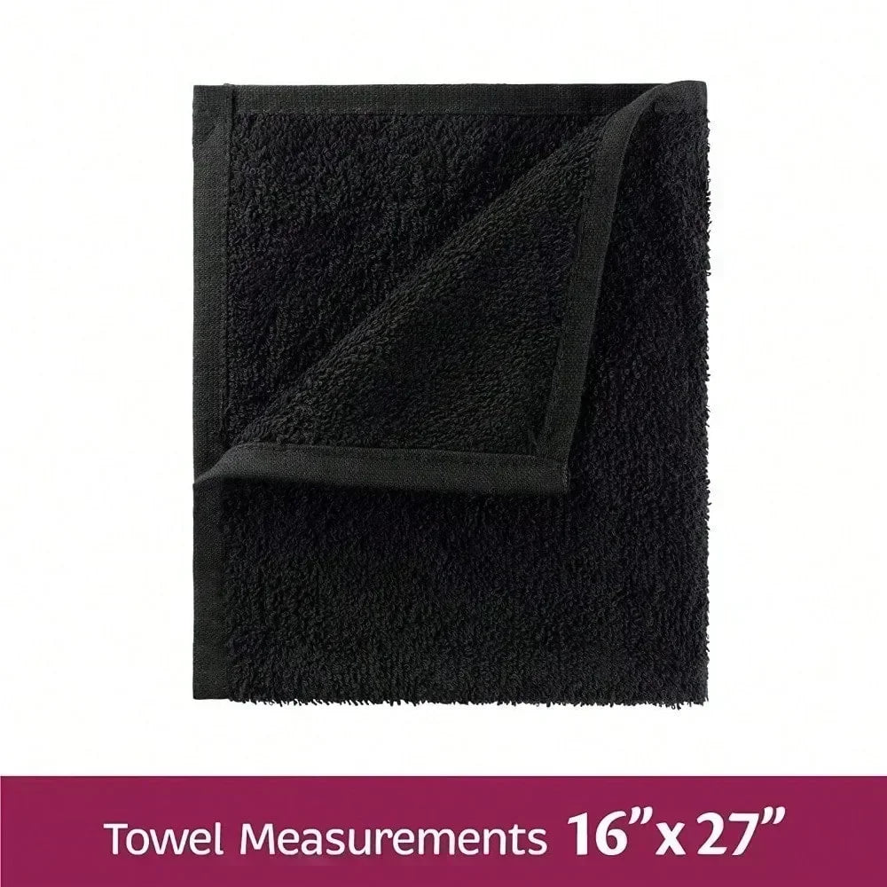 Salon Towels 100 Percent Cotton Pack Of 6
