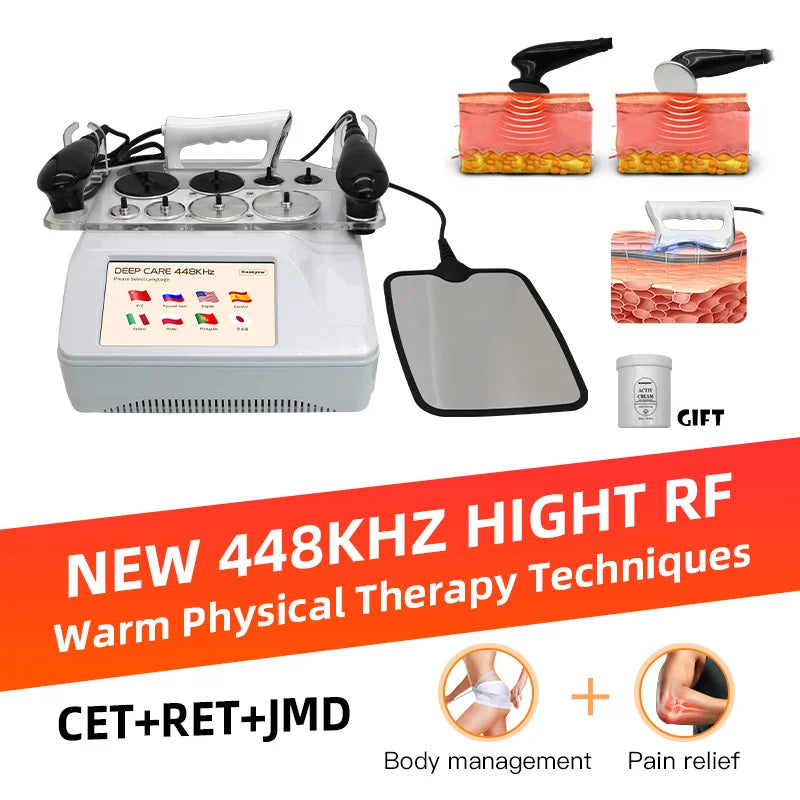 Kuanyew Portable INDIBA RF Therapy Device For Pain Relief