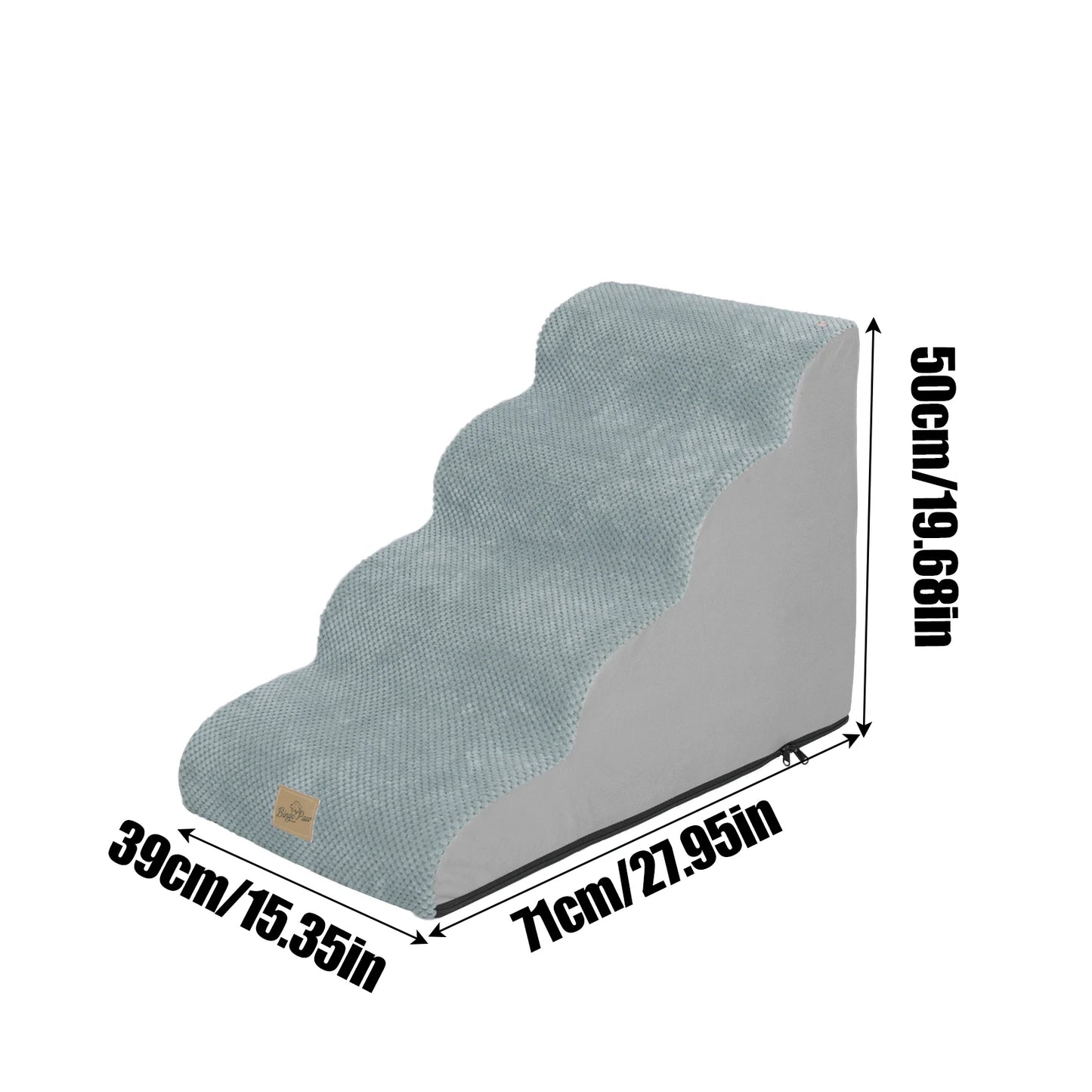 NONEDog High Density Foam Dog Steps For High Beds Sofas