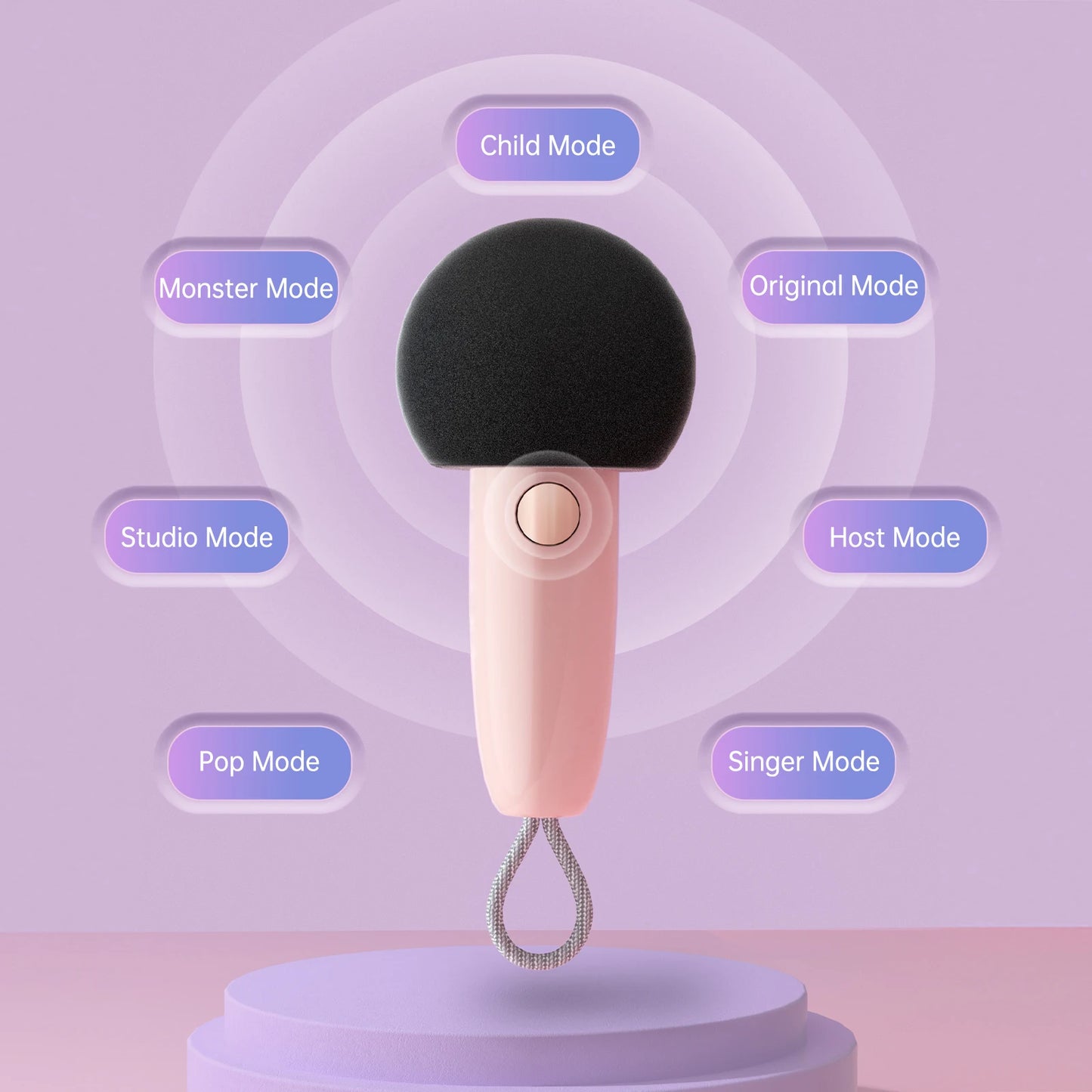 Divoom Fairy-OK Retro Mini Bluetooth Karaoke Speaker With Microphone