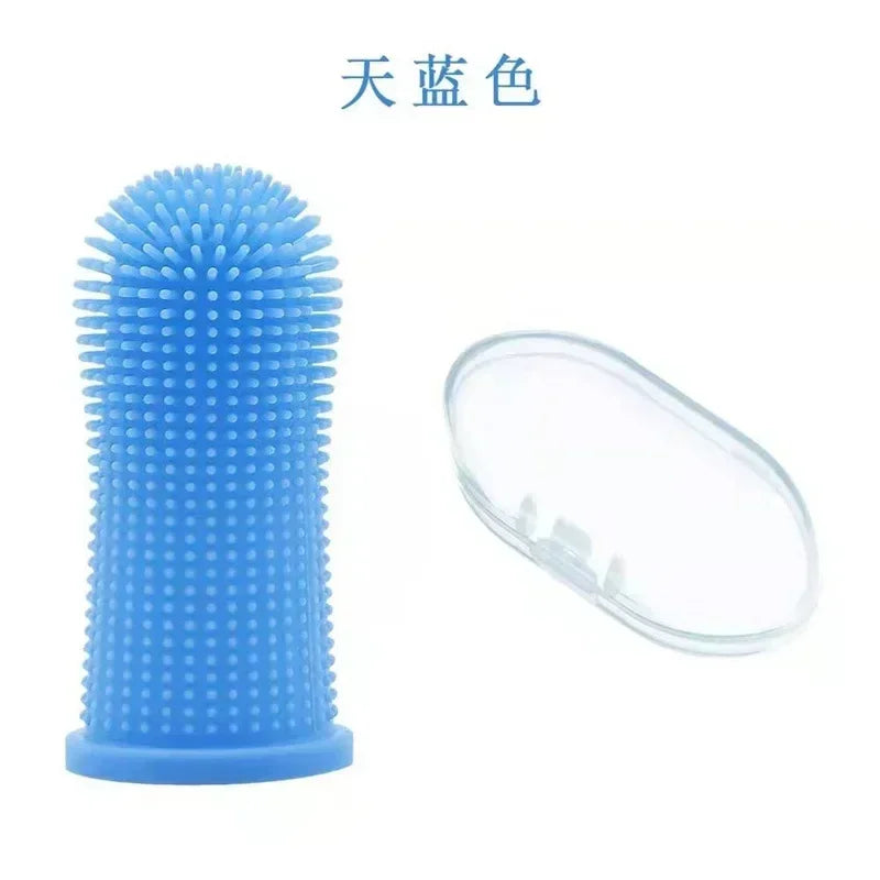 Silicone Finger Toothbrush For Dogs And Cats Pet Dental Cleaning