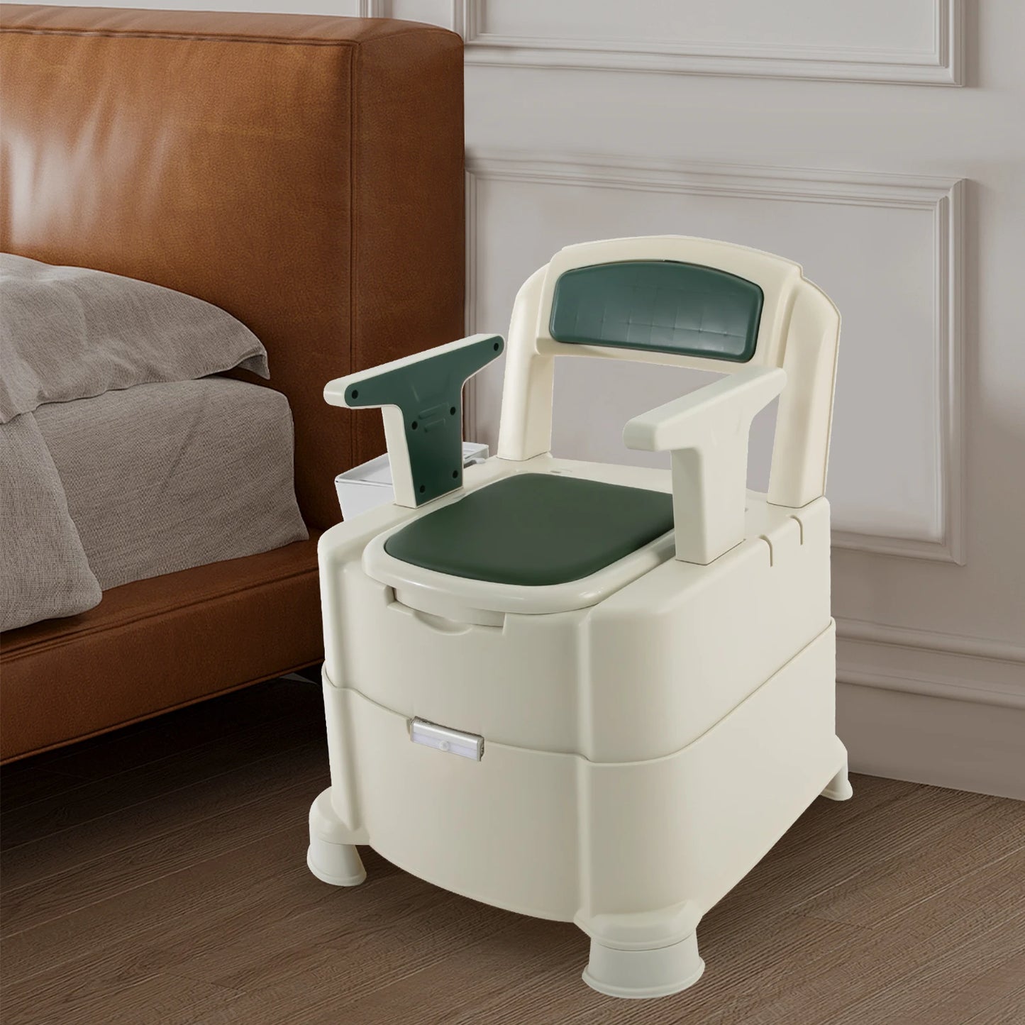 Toilet With Sensor Night Light Bedside Commode Portable Toilet