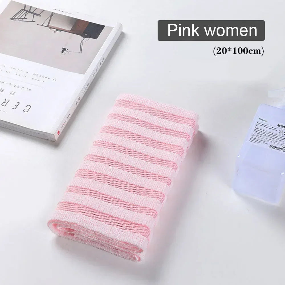 Japanese Rubbing Washcloth Nylon Back Scrub Sponge