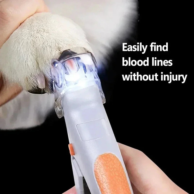 Pet Nail Clippers With LED Light For Dogs And Cats Precision Trim