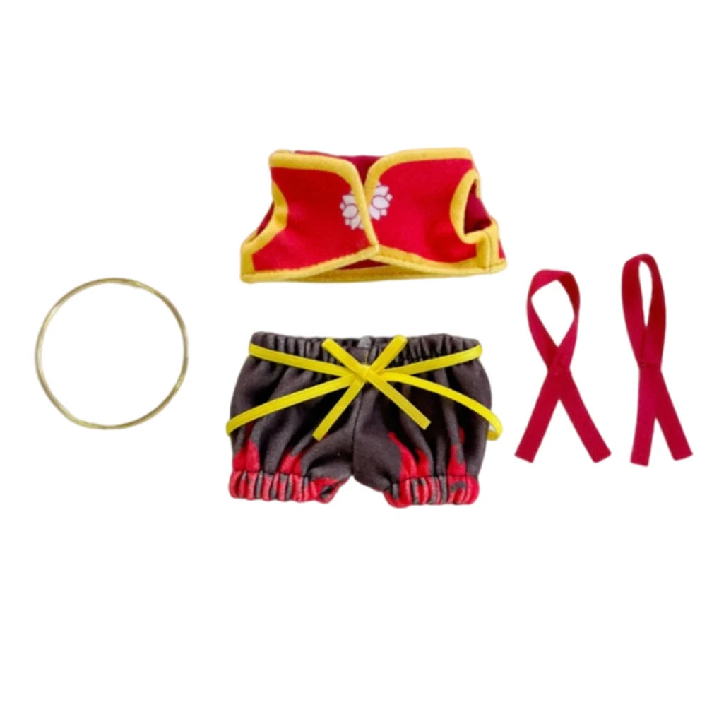 Doll Clothes Plush Cartoon Set Dress Up For Dolls