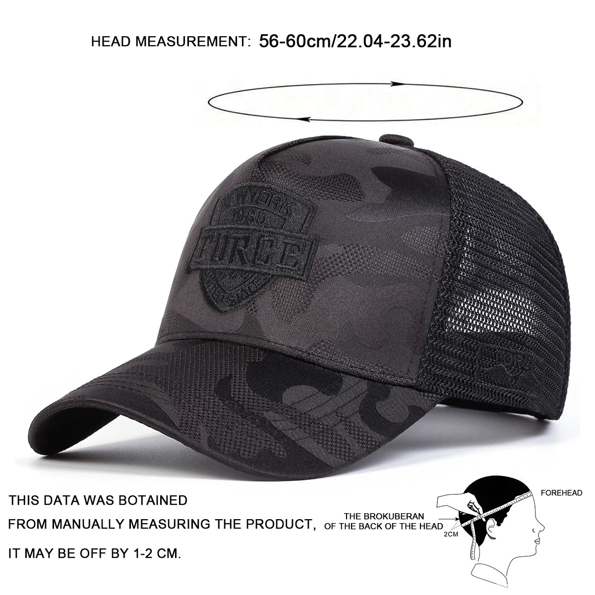 Zhejiang Force Embroidery Unisex Polyester Baseball Net Hat
