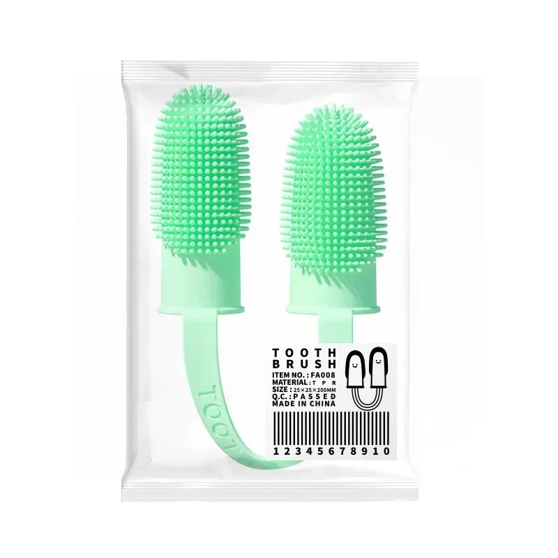 Silicone Finger Toothbrush For Dogs And Cats Pet Dental Cleaning