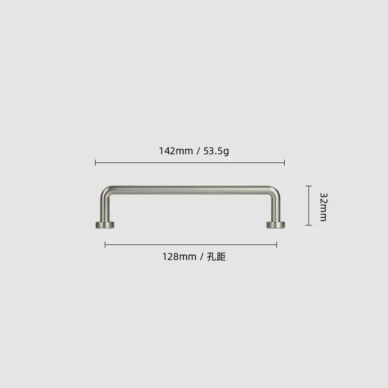Goo-Ki Modern Zinc-Alloy Satin-Finish Cabinet Pulls Drawer Knobs FurnitureHardware