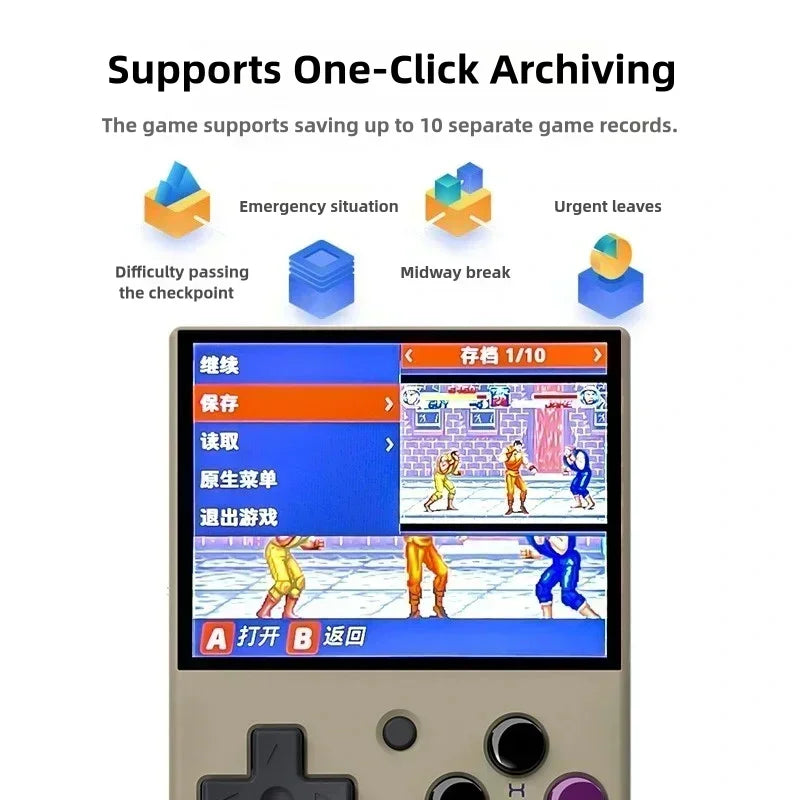 Miyoo Mini V4 Handheld Retro Game Console With Linux System IPS Display And 11000 Games