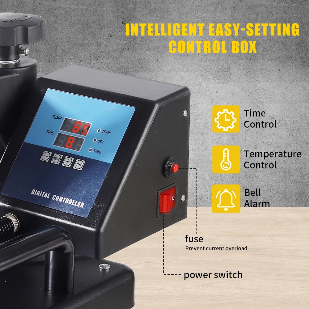 Shuohao 8 in 1 Sublimation Heat Press Machine for Caps