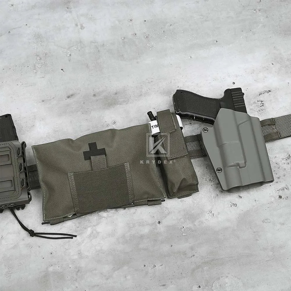 KRYDEX Tactical Rigger MOLLE Belt Heavy Duty Quick Release Buckle