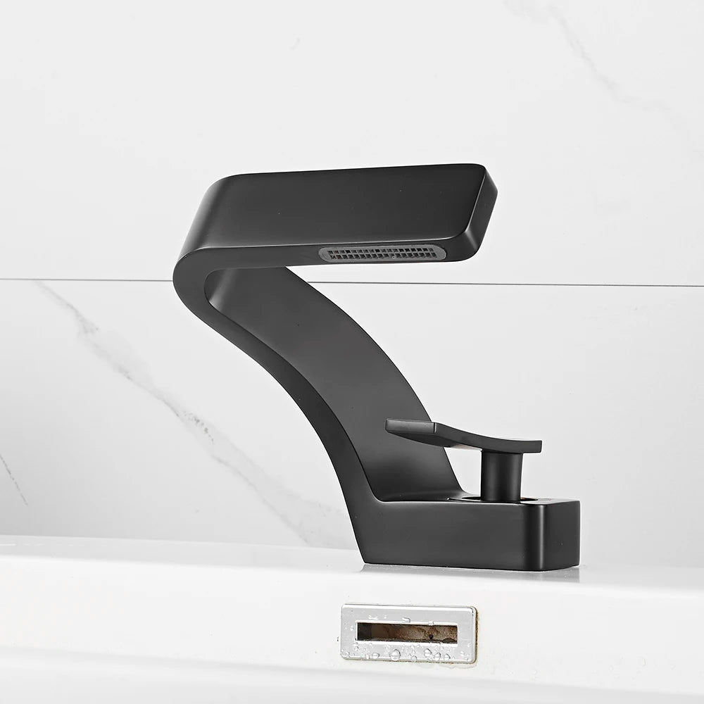Bakala Deck Mounted Basin Faucet Single Hole Hot and Cold