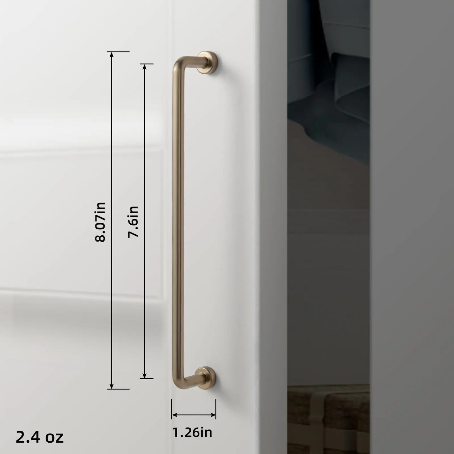 Goo-Ki Modern Zinc-Alloy Satin-Finish Cabinet Pulls Drawer Knobs FurnitureHardware
