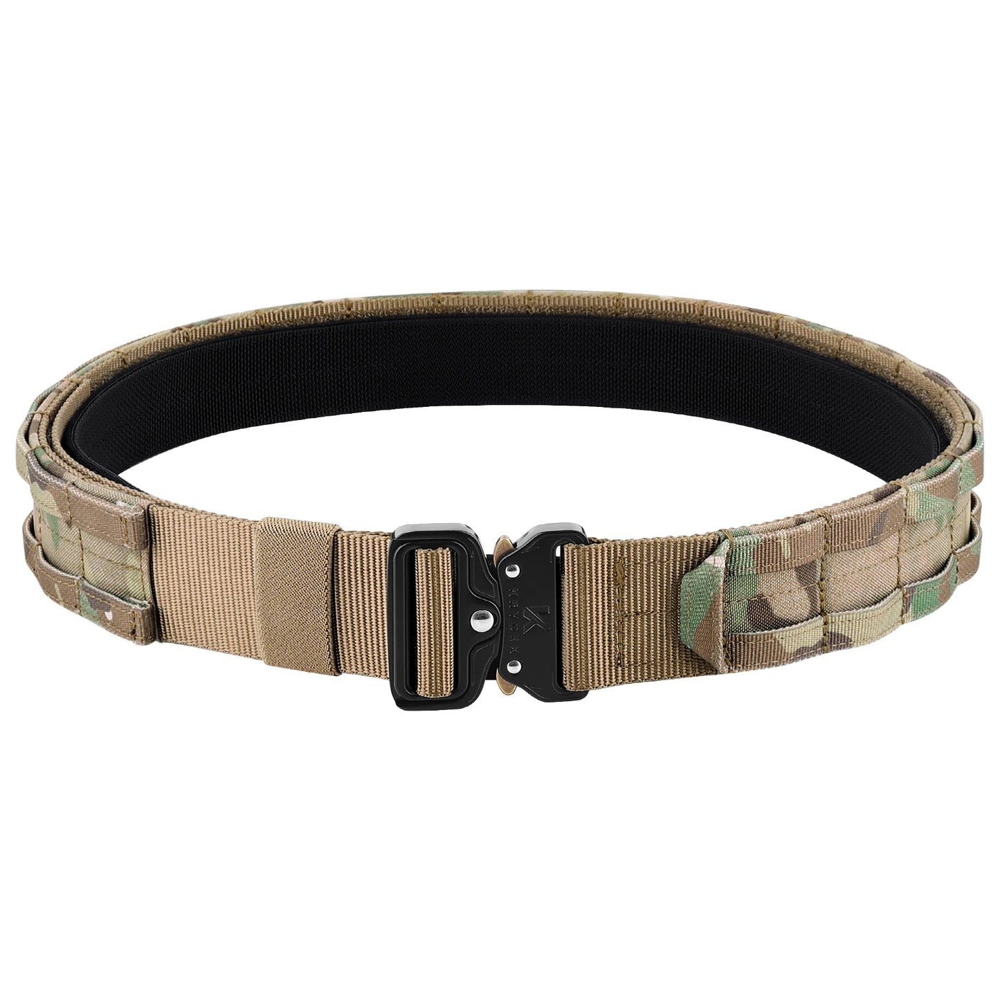 KRYDEX Tactical Rigger MOLLE Belt Heavy Duty Quick Release Buckle