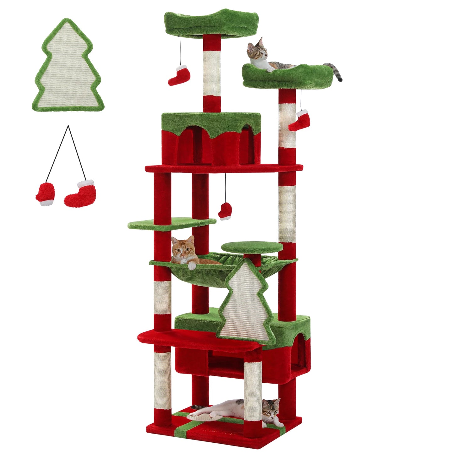 PAWZ Road Cat Tree and Tower with Sisal Scratching Posts