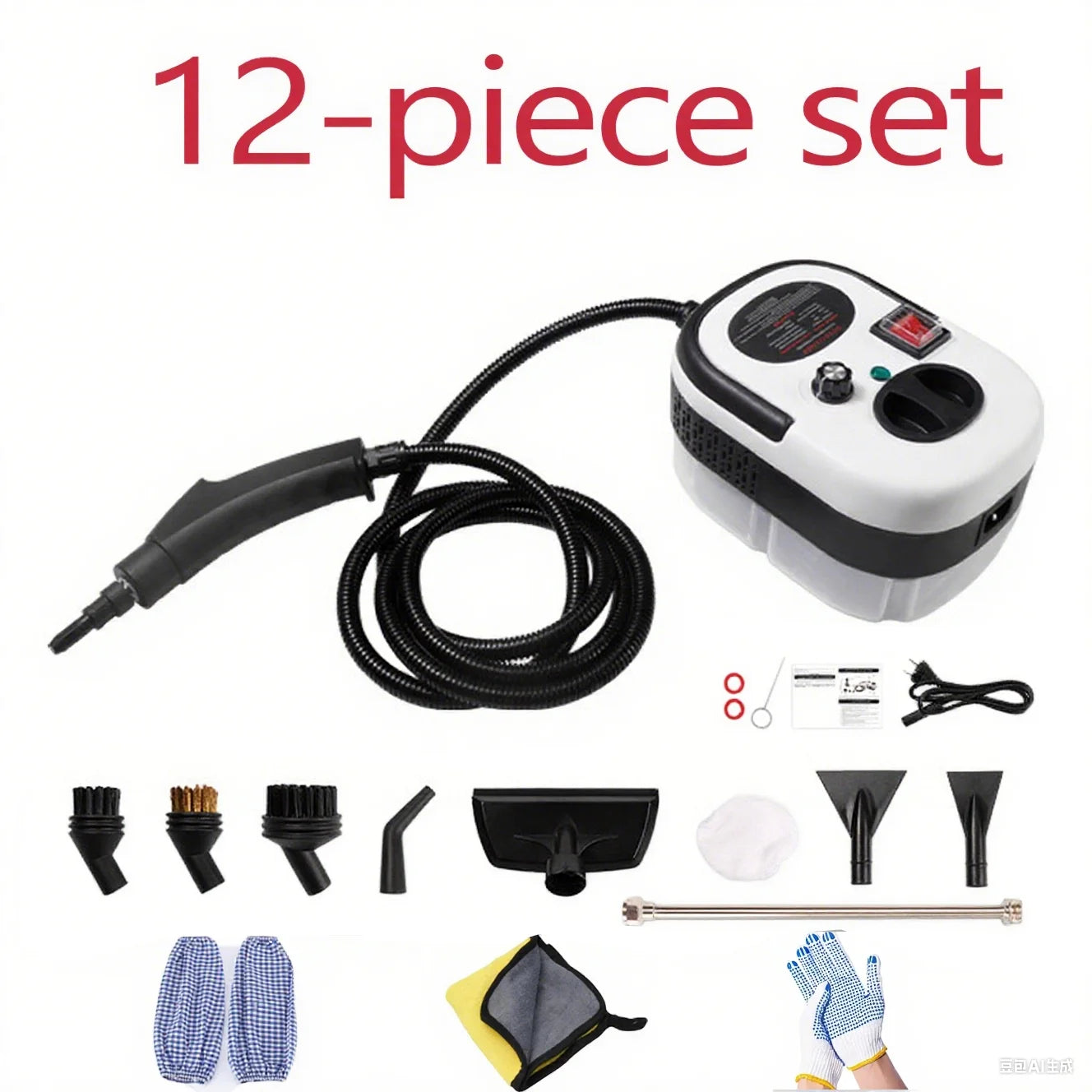 JJRCH High Temperature Steam Cleaner for Kitchen Hoods and Appliances