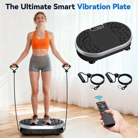 Vibration Plate Shaking Exercise Trainer 120 Speed Levels 9 Modes Anti-Slip Oscillating Platform for gym Workout Body Shaping