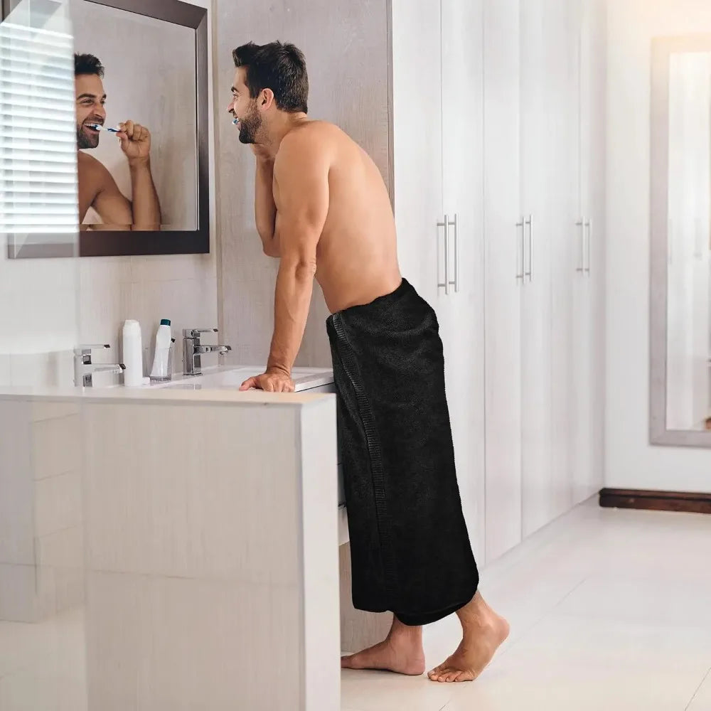 Bath Towel Set 2-Piece 600 GSM Highly Absorbent Quick-Dry Hotel Quality Cotton Ultra Soft