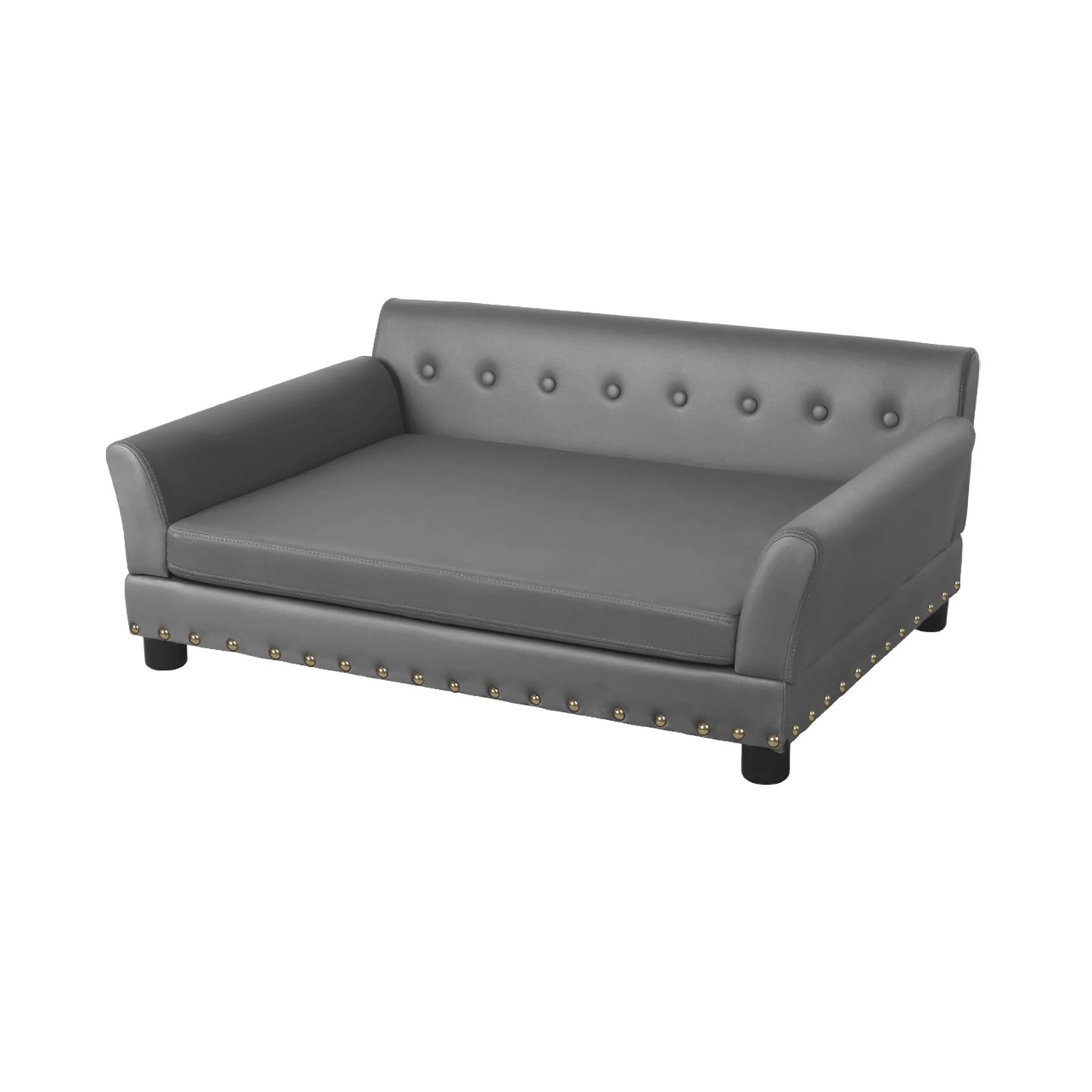 BINGOPAW Elevated Dog Bed Sofa With Waterproof Removable Cushion