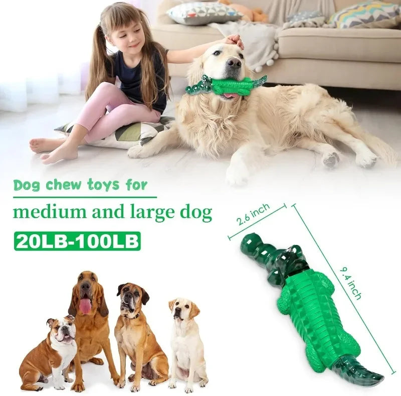 Indestructible Dog Chew Toys for Aggressive Chewers, Tough Anxiety Relief for Small Medium Large Breeds