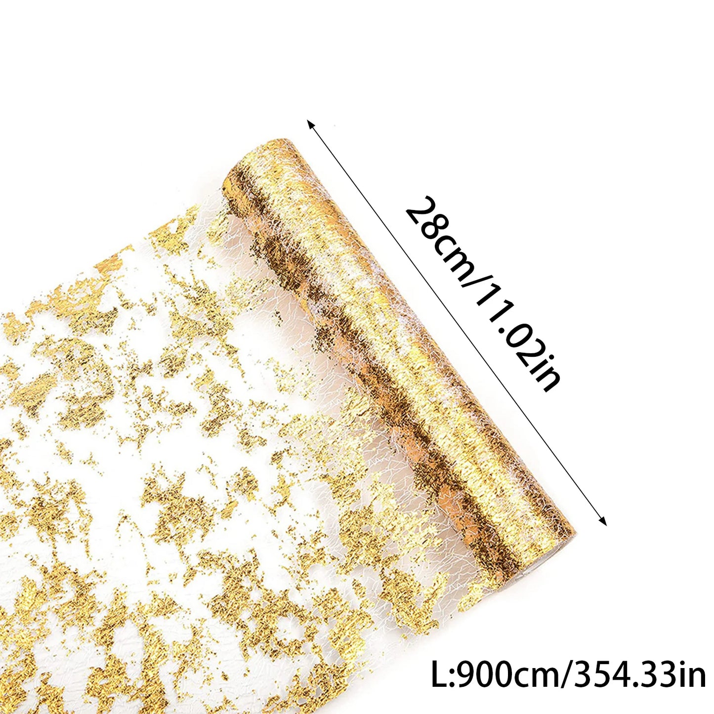 Sparkle Metallic Table Runners Multipurpose Table Decorations Shimmering Gold/Silver Runner Suitable for Wedding Event Party