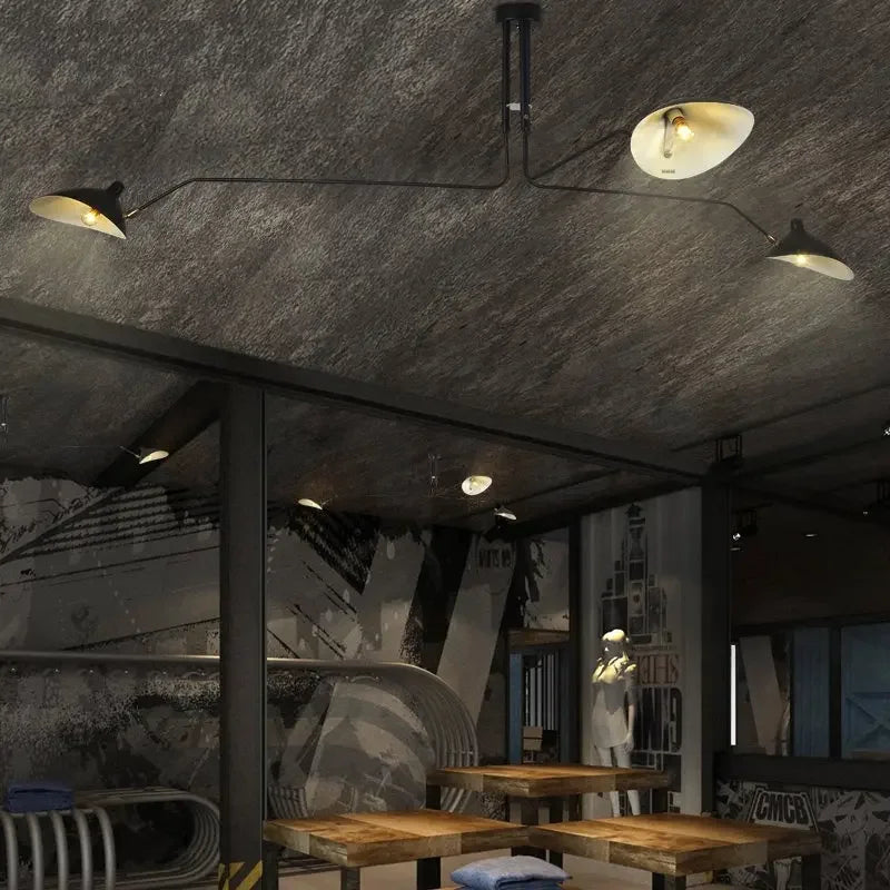 Mouille Nordic Spider Ceiling Lamp LED Iron For Home Decor Modern Living Room Ideas