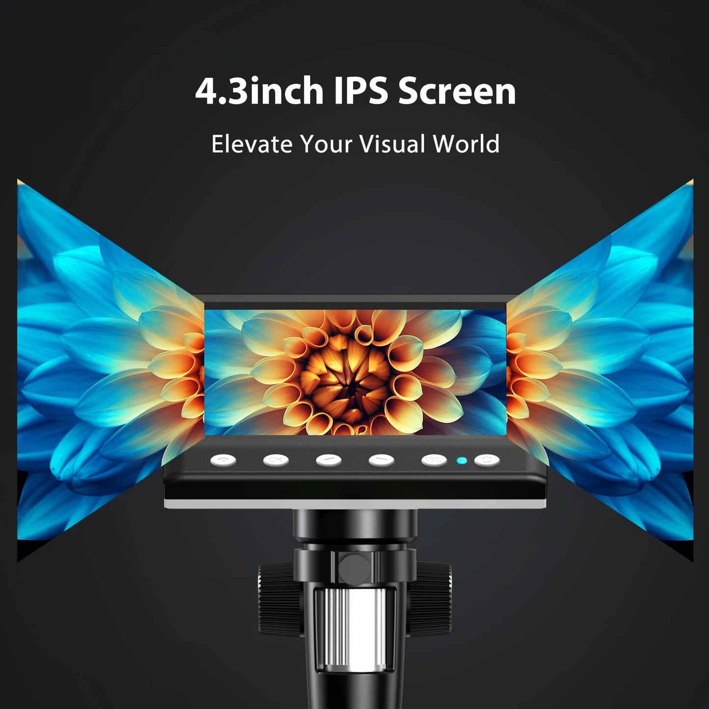 Hayve Digital Microscope 1000X With Eight LEDs PC View