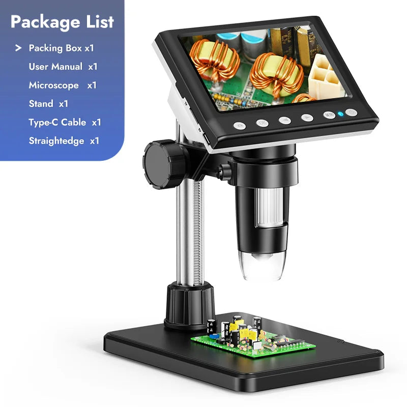 Hayve Digital Microscope 1000X With Eight LEDs PC View