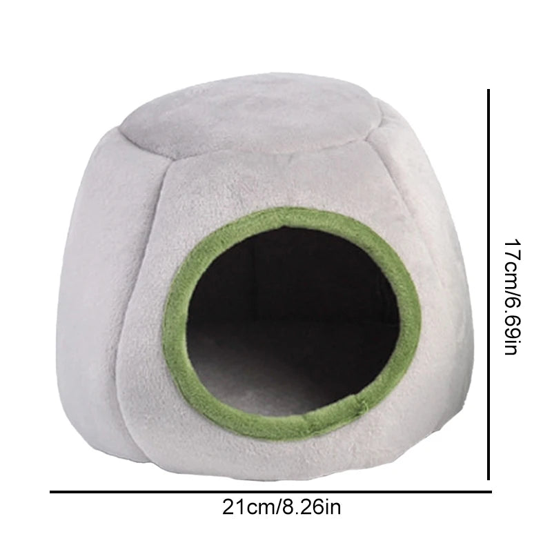 NONECN Hamster House Bedding For Small Animals Warm Nest Bed