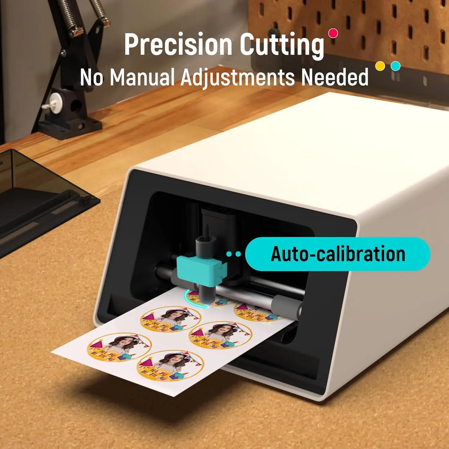 S1 Color Sticker Printer And Cutter All In One DIY
