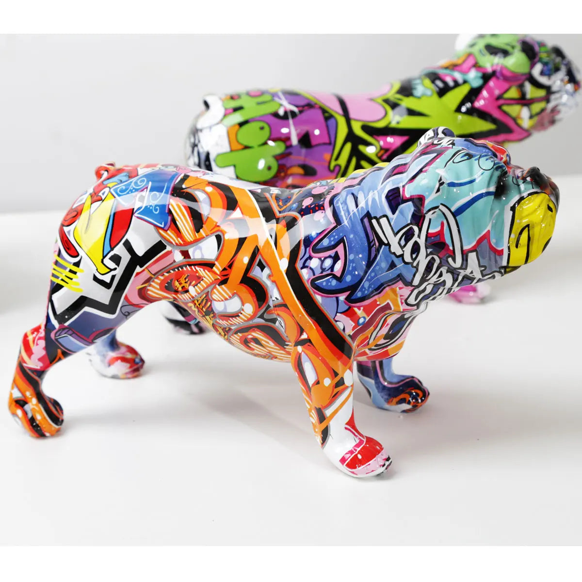 FLYuechun Ranan Bulldog Resin Ornament Home Decor Office Gift