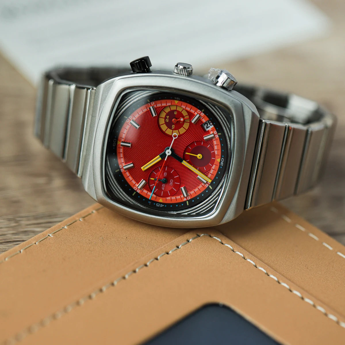 NasiR Mens Stainless Steel Automatic Luxury Brand Watch