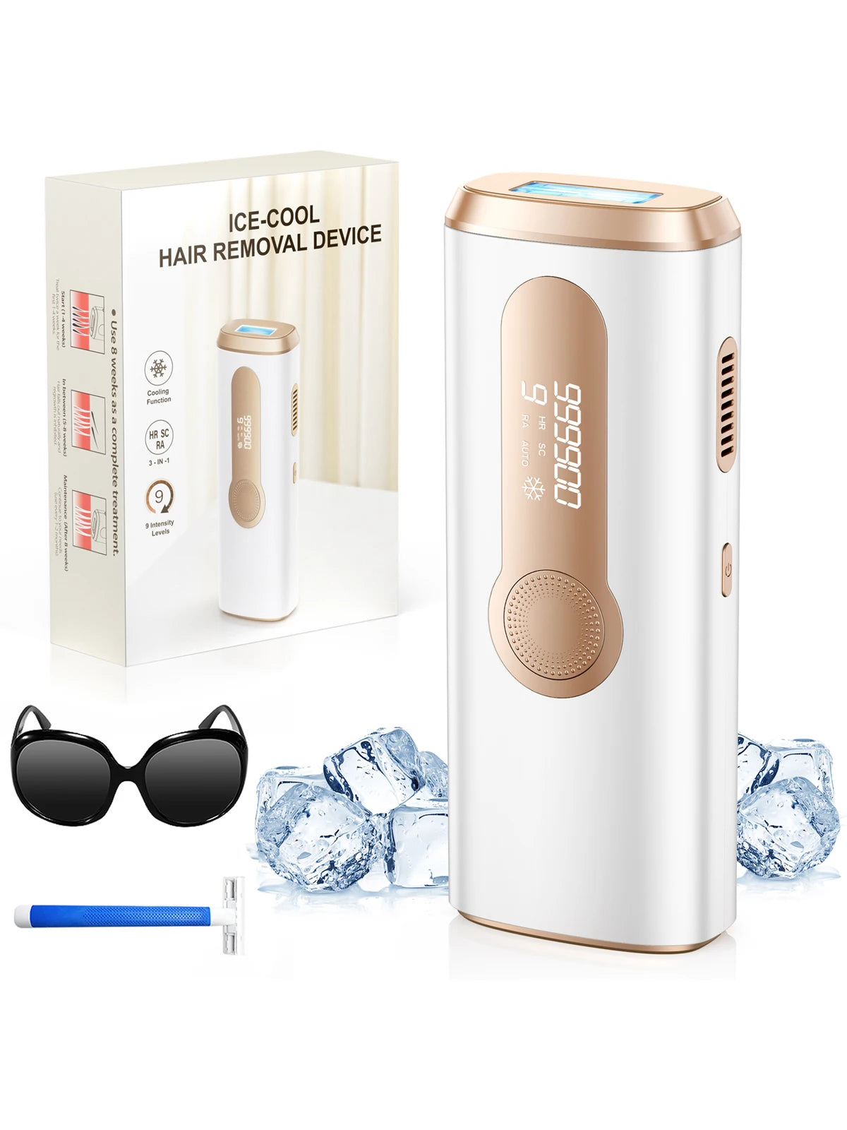 Totmizby Flash Laser Epilator IPL Hair Removal For Body Facial