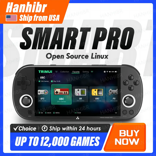 TRIMUI Smart Pro Handheld Game Console IPS Screen Linux Joystick