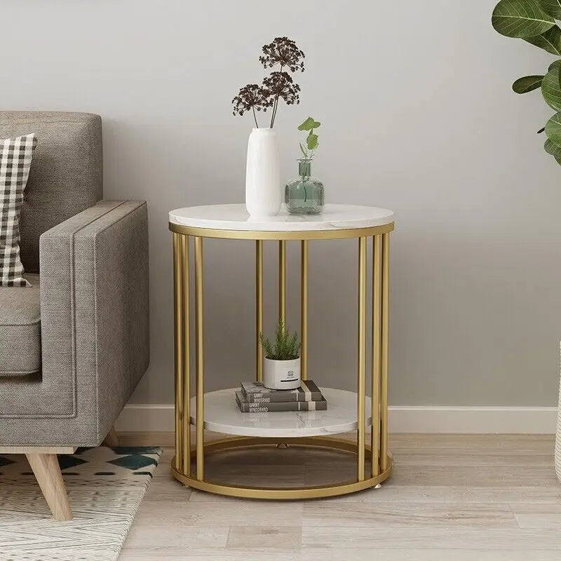 Wisfor Round Side Table Nightstand Jewellery Storage