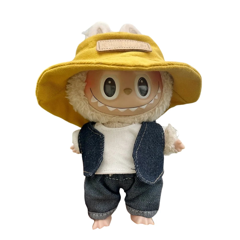 Doll Clothes Plush Cartoon Set Dress Up For Dolls