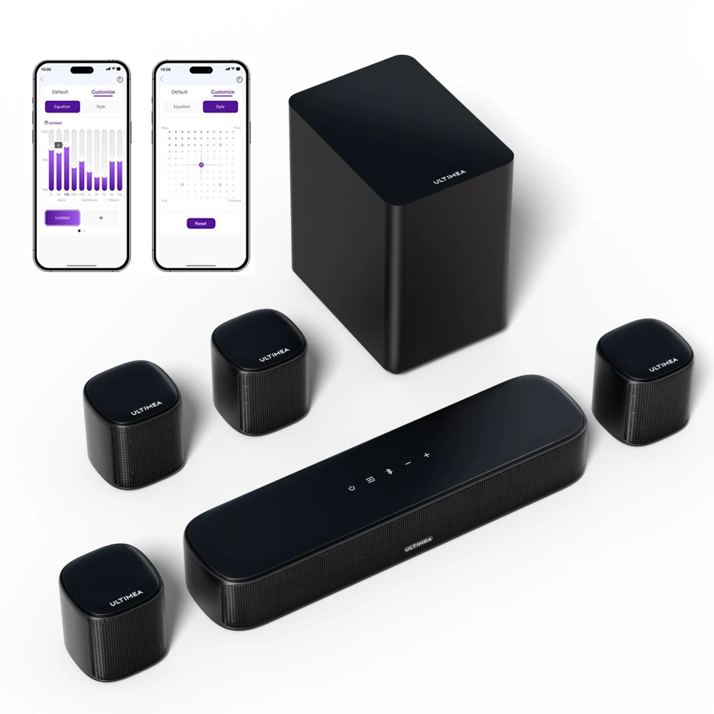 ULTIMEA 7.1 Channel Virtual Surround Soundbar Aura A40