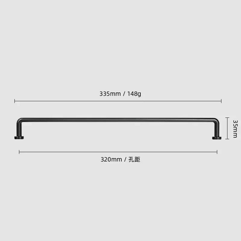 Goo-Ki Modern Zinc-Alloy Satin-Finish Cabinet Pulls Drawer Knobs FurnitureHardware