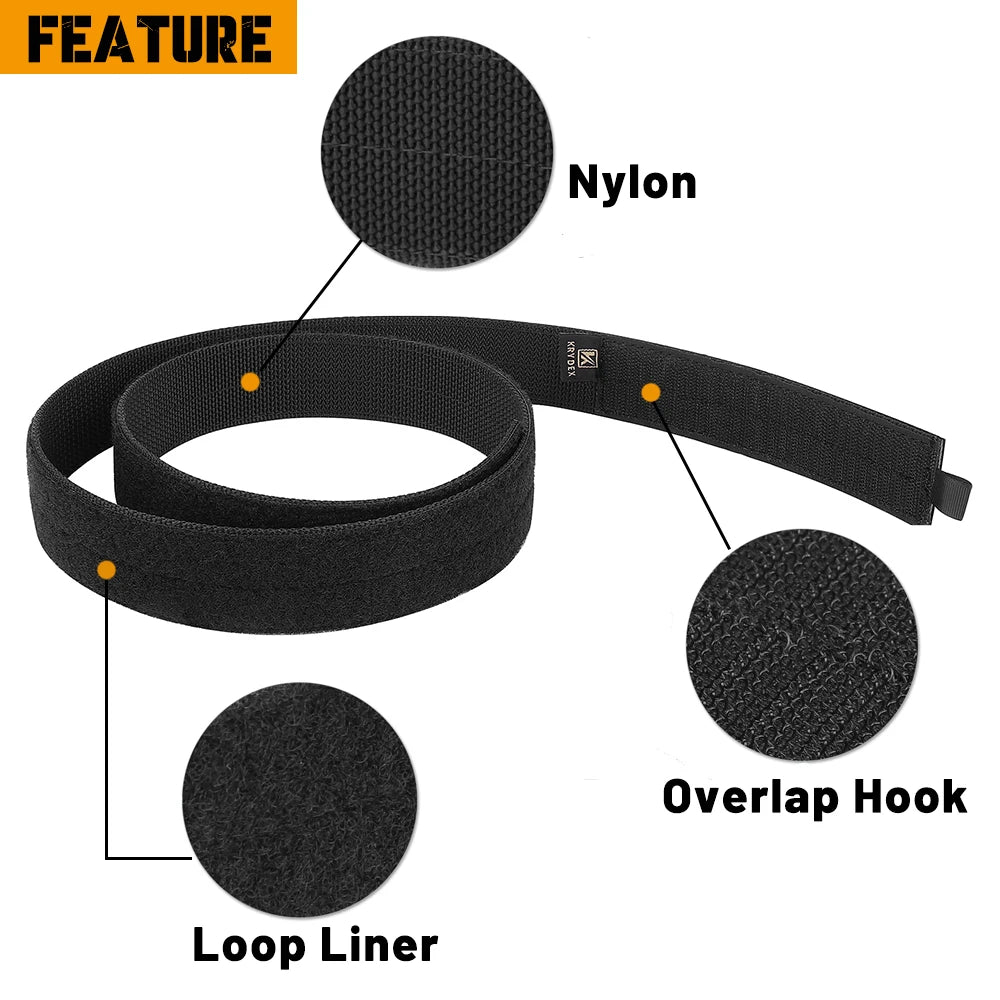KRYDEX Tactical Inner Belt Nylon Waistband Outdoor Hunting