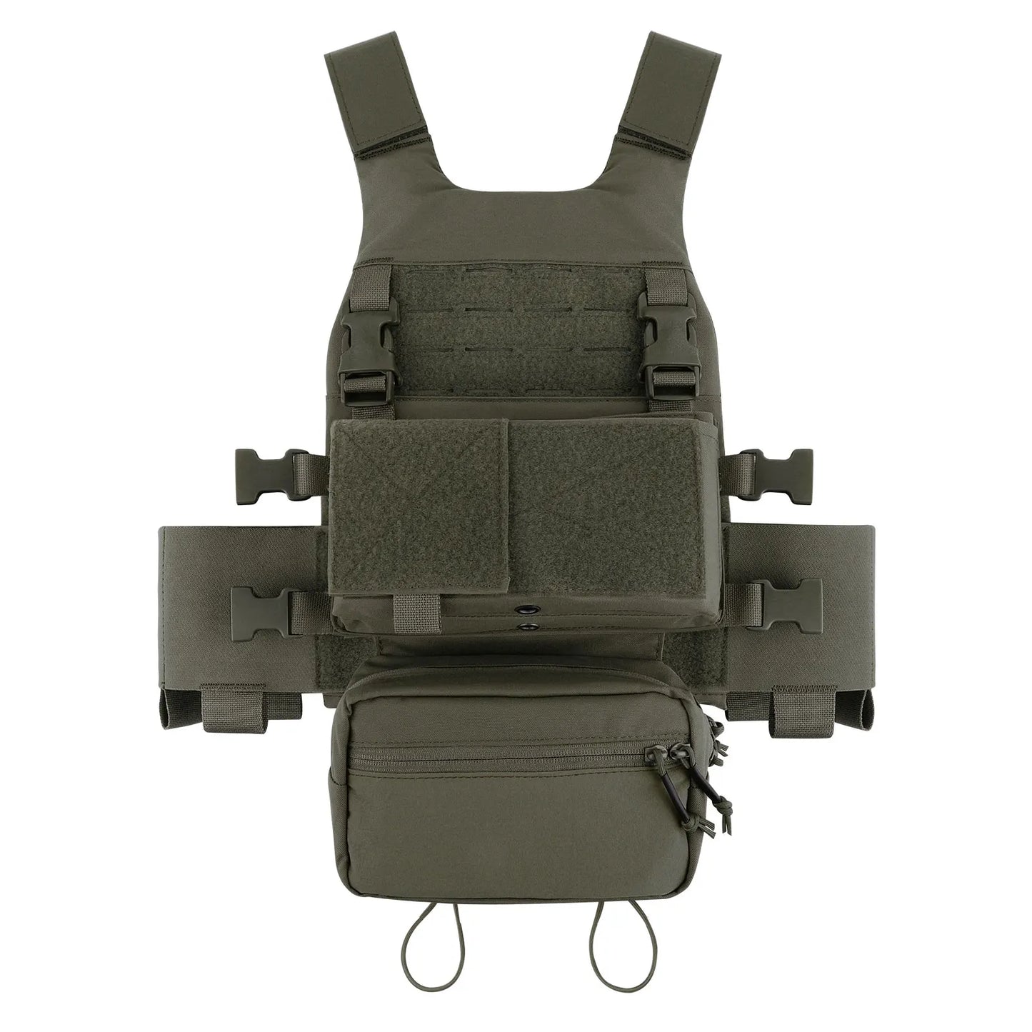 Krydex FCS Slickster Tactical Vest Plate Carrier Elastic Cummerbund Pouch