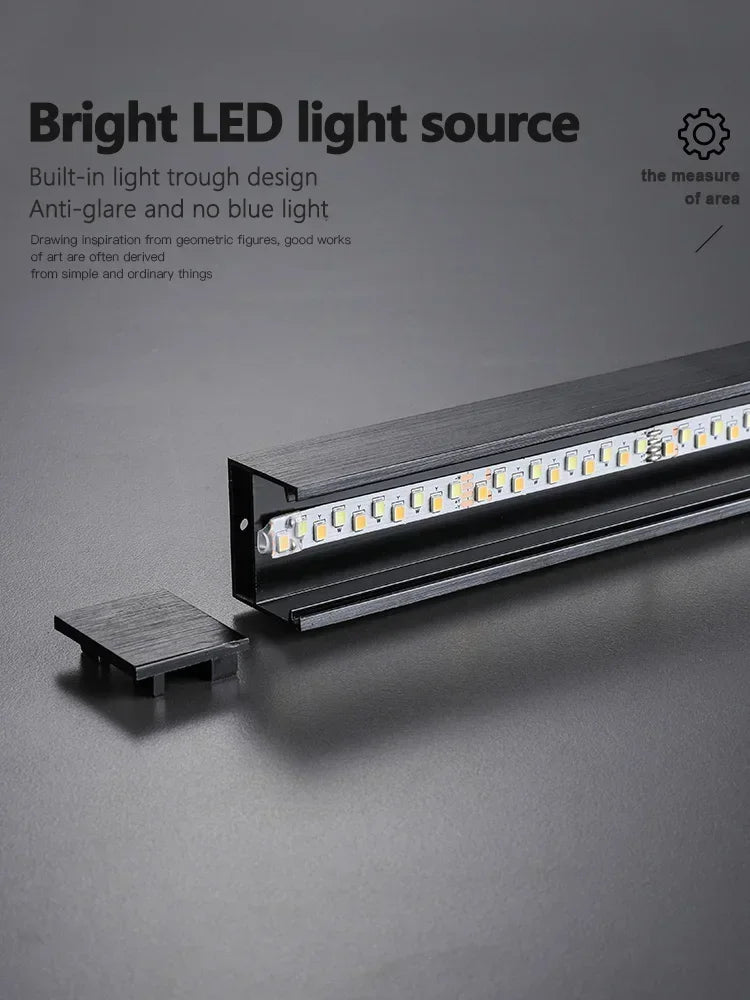 Nordic Minimalist LED Ceiling Lamp Strip Light For Living Room