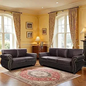 Minimalist living room furniture sets,sofa sets and couch sets for living room,mid-century vintage sofa couches with rivet desig