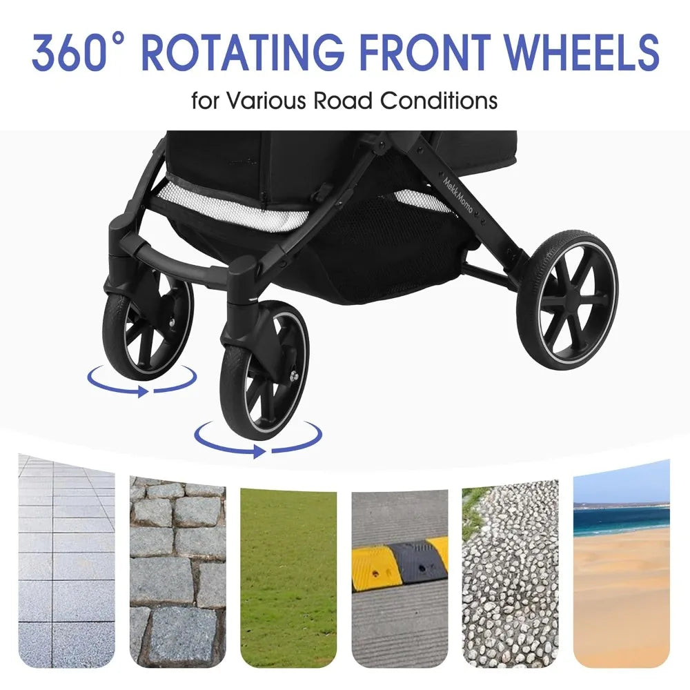 TIFICY Dog Stroller for Small and Medium Dogs with Suspension