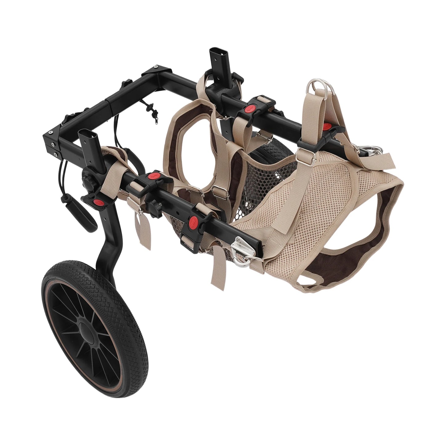 Bymaocar Adjustable Pet Trolley Dog Wheelchair Rehabilitation Cart