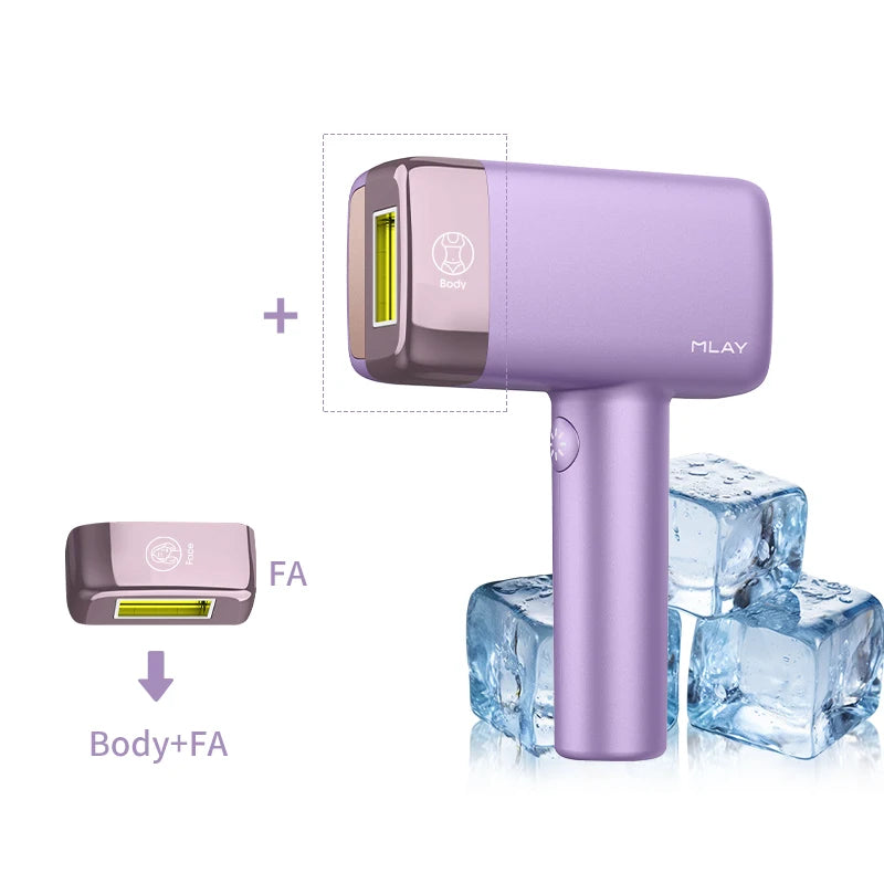 MLAY T14 IPL Laser Epilator For Home Hair Removal Face Body Bikini Painless 5 Levels CE RoHS 500000 Shots